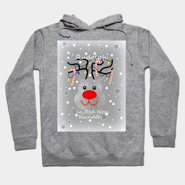 Rudolph The Red Nosed Reindeer Hoodie by SartorisArt1